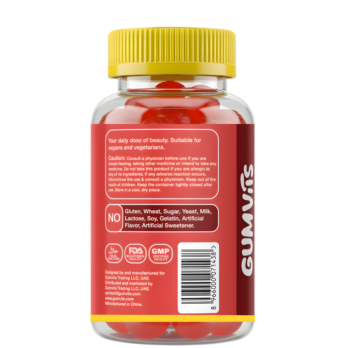 Gumvits Biotin 2500mcg Gummies, 60 Ct