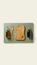 Hand-Carved Olivewood Serving Board Rustic Finish