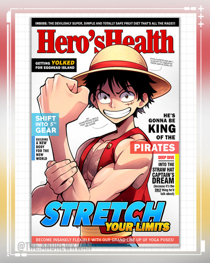 Hero's Health Stretch Your Limits Print