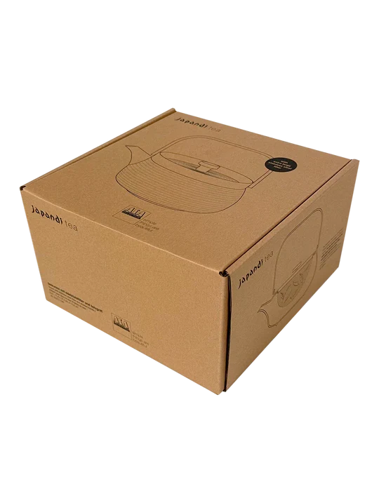 JAPANDI TĒJKANNA AR KOKA ROKTURI, 22,7X18,3CM, H.20CM, 1,5L, MELNA, PORCELĀNS