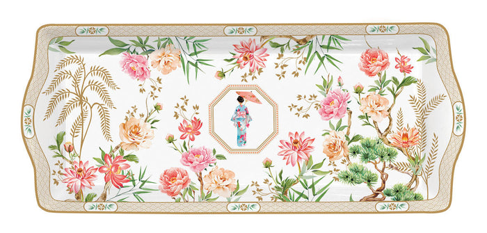 JARDINS D'ORIENT SERVĒŠANAS ŠĶĪVIS 35x15CM, PORCELĀNS, DĀVANU KASTĒ