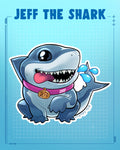Jeff the Shark Charm