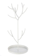 JEWELLERY TREE PALIKTNIS ROTASLIETĀM H27CM, BALTS, METĀLS