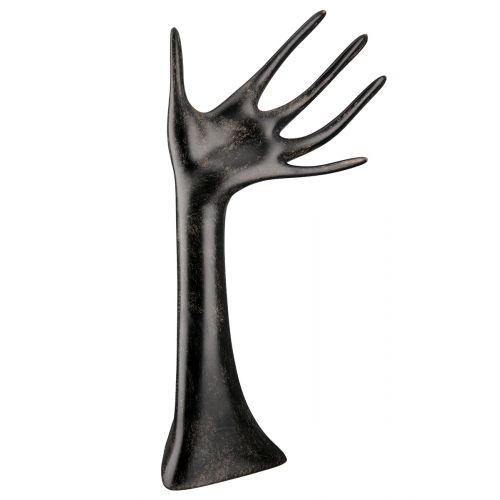 JEWELRY HAND STATĪVS BIŽUTĒRIJAI H31CM 2 VEIDI, MELNAS, POLIREZĪNS