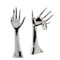 JEWELRY HAND STATĪVS BIŽUTĒRIJAI H31CM 2 VEIDI, SUDRABA KR., POLIREZĪNS