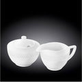 JULIA KOMPL. CUKURTRAUKS 340ML / PIENA TRAUKS 300ML, BALTI, PORCELĀNS