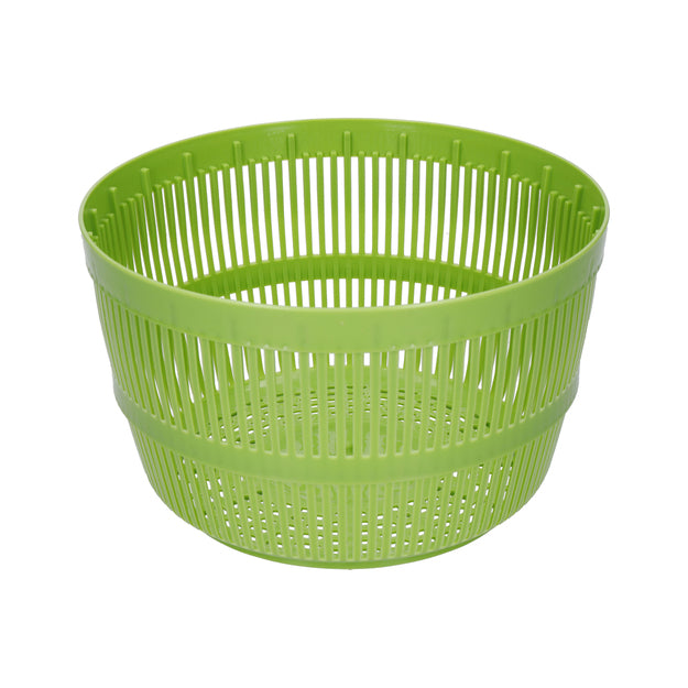 KITCHENCRAFT SALĀTU ŽĀVĒTĀJS 25X25X20.5CM, BALTS/ZAĻŠ, PLASTMASA
