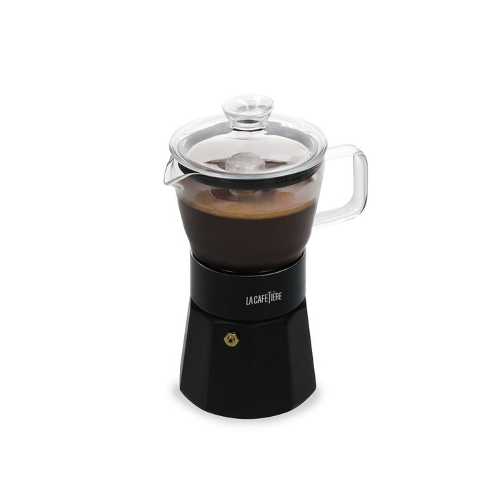 LA CAFETIÈRE VERONA ESPRESSO VĀRĪTĀJS 6 TASĪTĒM, MELNS, INDUKCIJAI