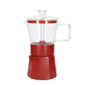 LA CAFETIÈRE VERONA ESPRESSO VĀRĪTĀJS 6 TASĪTĒM, SARKANS, INDUKCIJAI