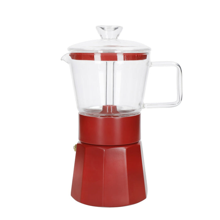 LA CAFETIÈRE VERONA ESPRESSO VĀRĪTĀJS 6 TASĪTĒM, SARKANS, INDUKCIJAI