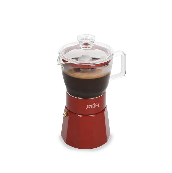 LA CAFETIÈRE VERONA ESPRESSO VĀRĪTĀJS 6 TASĪTĒM, SARKANS, INDUKCIJAI