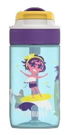 LAGOON ŪDENS PUDELE BĒRNIEM 400ML, SURF GIRL, PLASTMASA