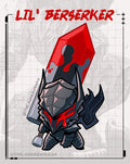 Lil' Berserk Sticker