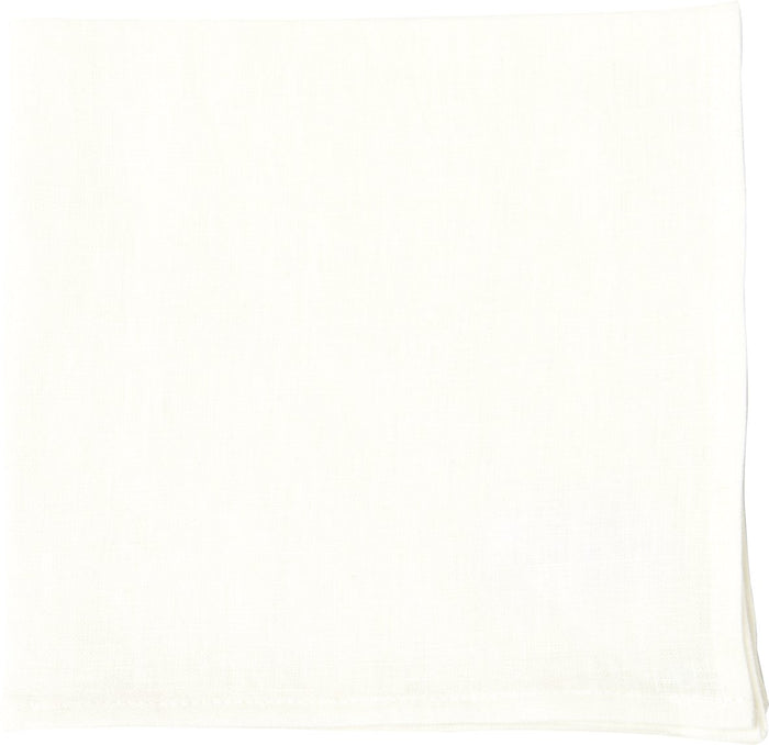 LINEN UNI GALDA SALVETE 40x40CM, BALTAS, LINS