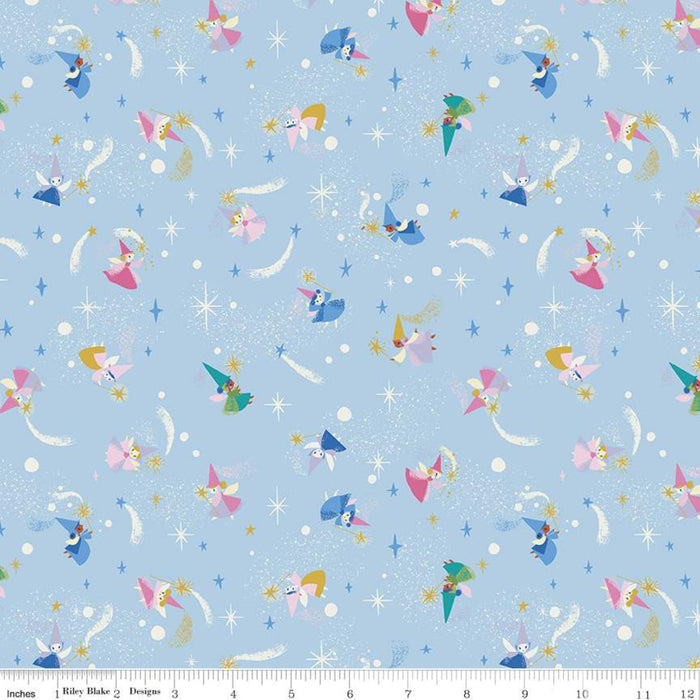 Little Brier Rose Fairies Blue Sparkle