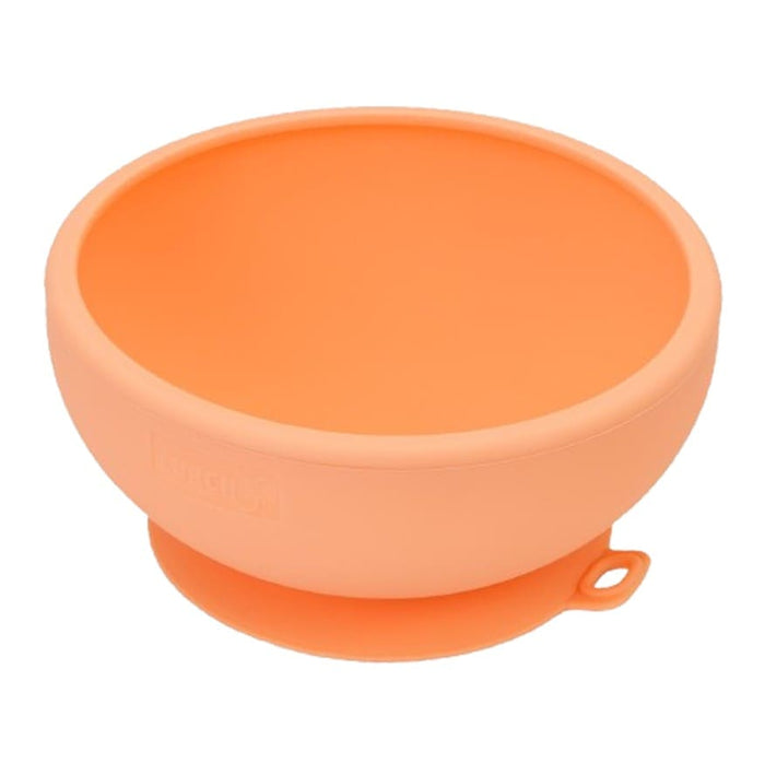 LITTLE LURCH BĻODIŅA D12.4CM, H6,5CM BĒRNIEM, APRIKOŽU ORANŽS, PREMIUM PLATĪNSILIKONS
