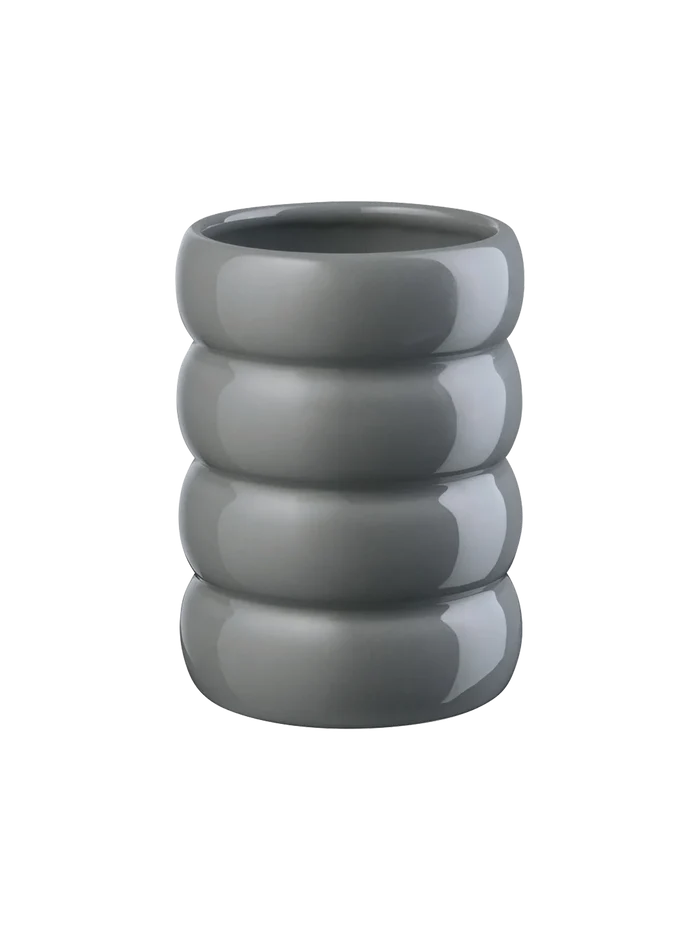 LOOPY VĀZE H16CM, D10CM, PELĒKA