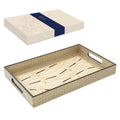 LUXURY PAPLĀTE 40x25x4.5CM, BRŪNA/BĒŠA, MDF, DĀVANU KSTĒ