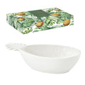 MADAGASCAR BĻODA SERVĒŠANAI 30X19CM, BALTA, PORCELĀNS