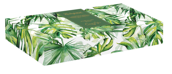 MADAGASCAR SERVĒJAMAIS TRAUKS LAPA 36X16CM BALTS