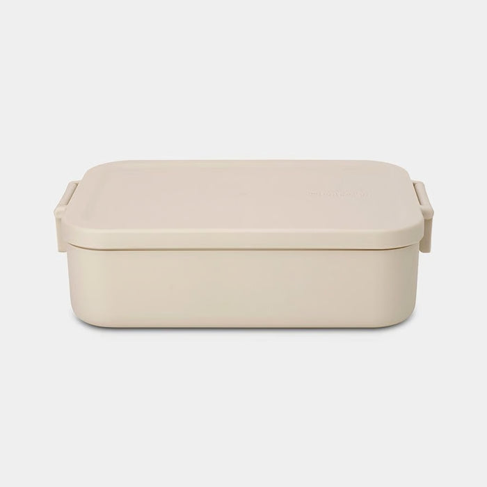 MAKE&TAKE PUSDIENU KASTĪTE VIDĒJA 13,5 X 20, H 5,5 CM, BĒŠA, PLASTMASA
