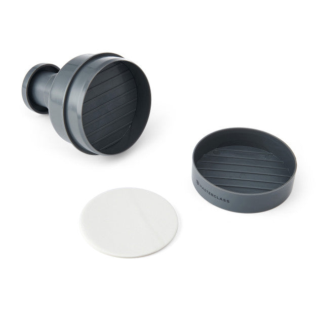 MASTERCLASS KOMPL.BURGERU PRESE D9.6CM, ATDALĪTĀJI 100GAB, PLASTMASA