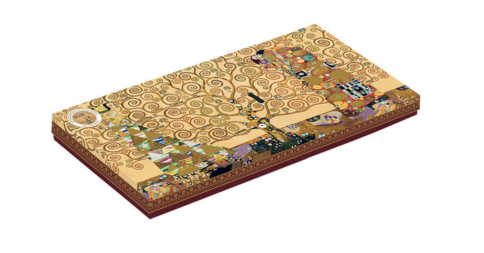 MASTERPIECE KLIMT TREE OF LIFE ŠĶĪVIS 36X17CM, STIKLS