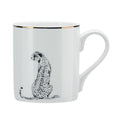 MIKASA CHEETAH KRŪZE 280ML, BALTA AR ZELTA KR. DEKORU, PORCELĀNS
