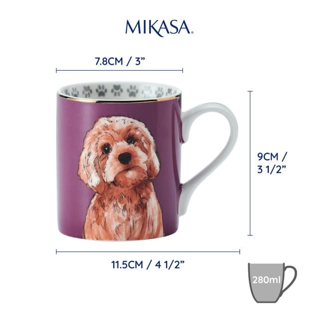 MIKASA COCKAPOO KRŪZE 280ML, PORCELĀNS