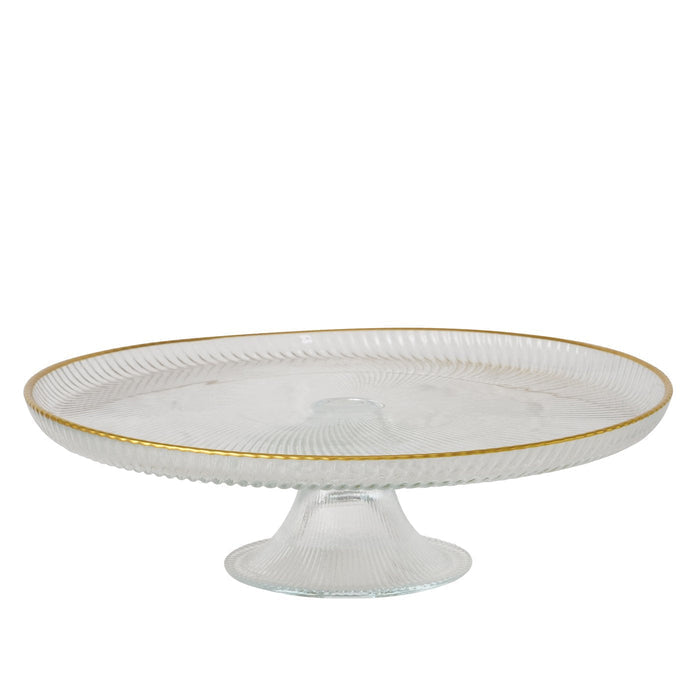 MIROL KŪKU ŠĶĪVIS D21.5CM/H6CM, UZ KĀJAS, STIKLS