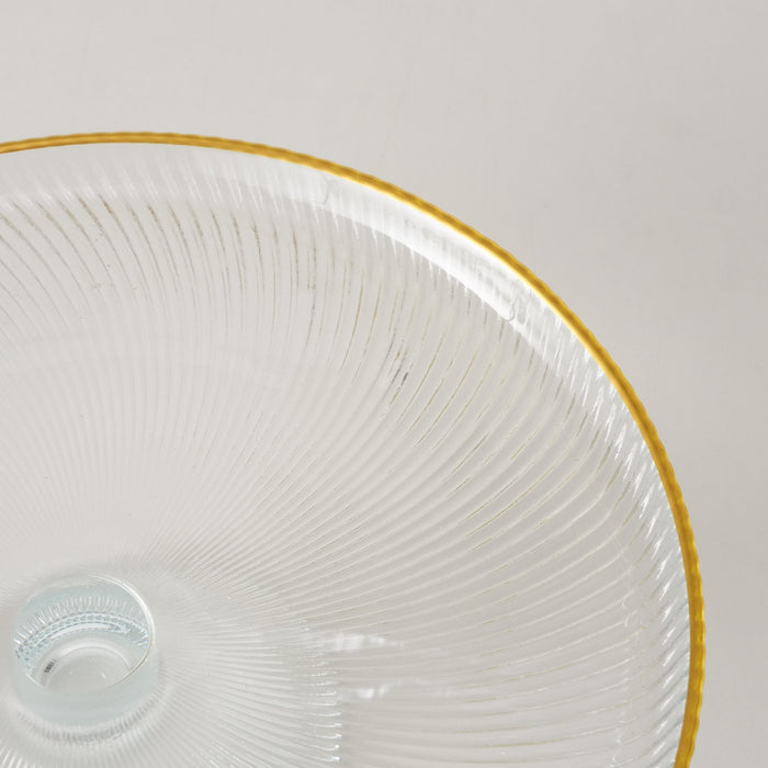 MIROL KŪKU ŠĶĪVIS D21.5CM/H6CM, UZ KĀJAS, STIKLS