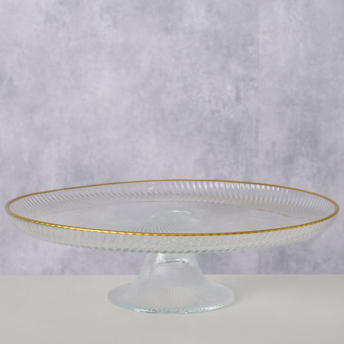MIROL KŪKU ŠĶĪVIS D21.5CM/H6CM, UZ KĀJAS, STIKLS
