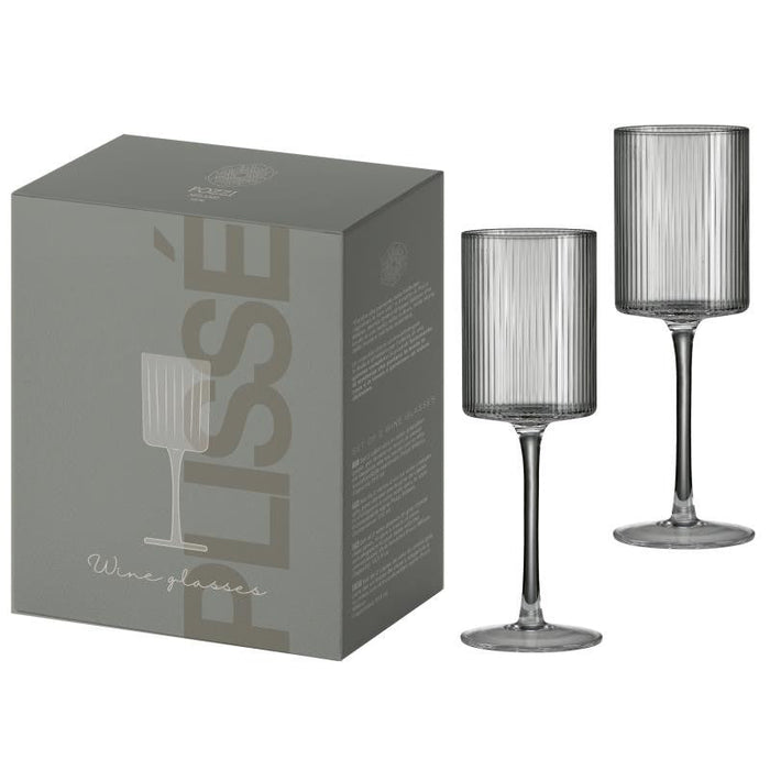 MODERN CLASSIC VĪNA GLĀZES 310ML, KOMPL. 2GAB., UZ KĀJIŅAS, PELĒKAS, STIKLS