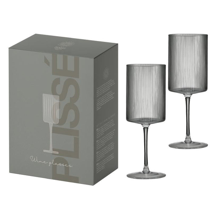 MODERN CLASSIC VĪNA GLĀZES 520ML, KOMPL. 2GAB., UZ KĀJIŅAS, PELĒKAS, STIKLS