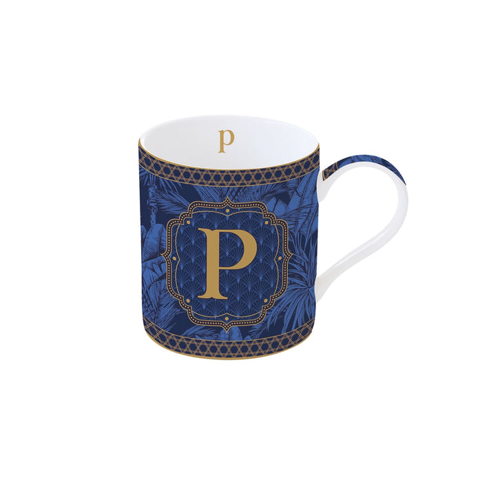 MONOGRAM P KRŪZE 350 ML, PORCELĀNS, DĀVANU KASTĒ