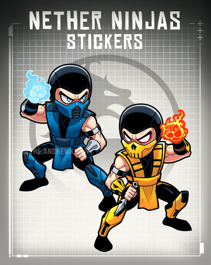 Nether Ninja Stickers