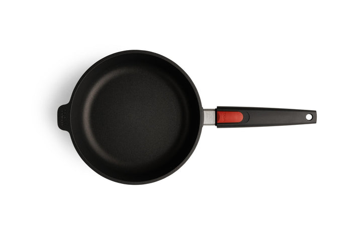 NOWO TITANIUM INDUCTION DZIĻĀ PANNA 24CM AR NOŅEM. ROKT., INDUKCIJAI