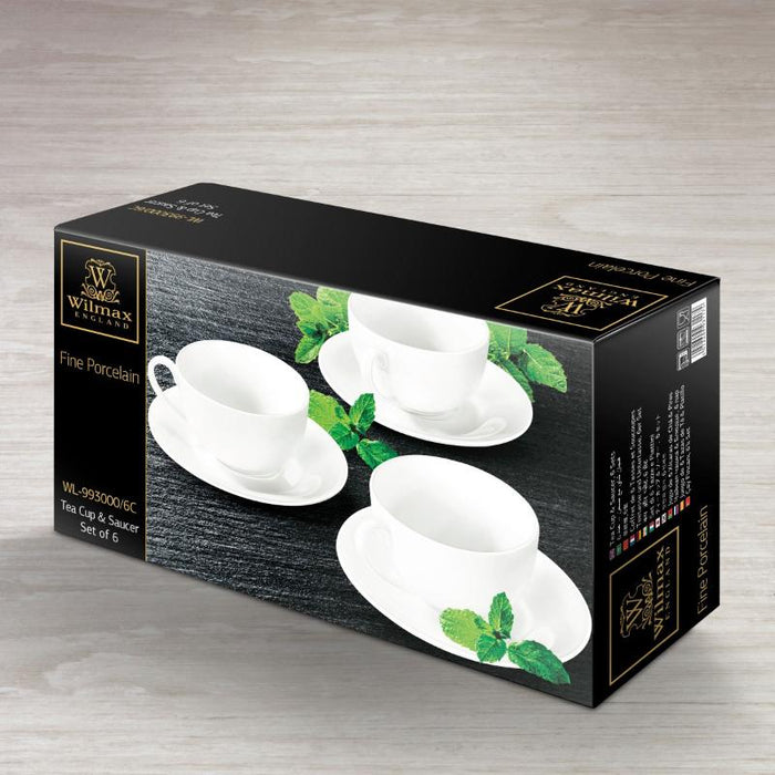 OLIVIA KOMPL. TASE 250ML, AR APAKŠTASI, 6GAB, PORCELĀNS