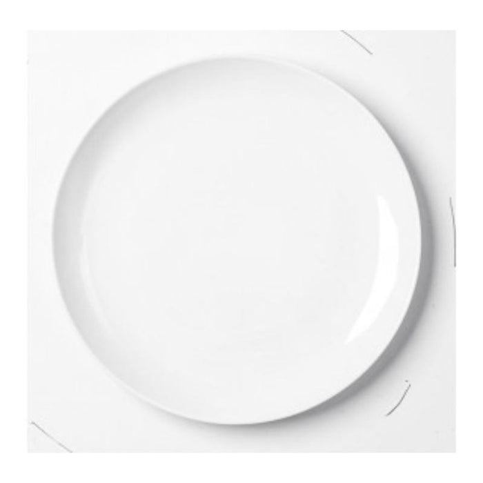OLIVIA ROLLED RIM DESERTA ŠĶĪVIS 20CM, PORCELĀNS