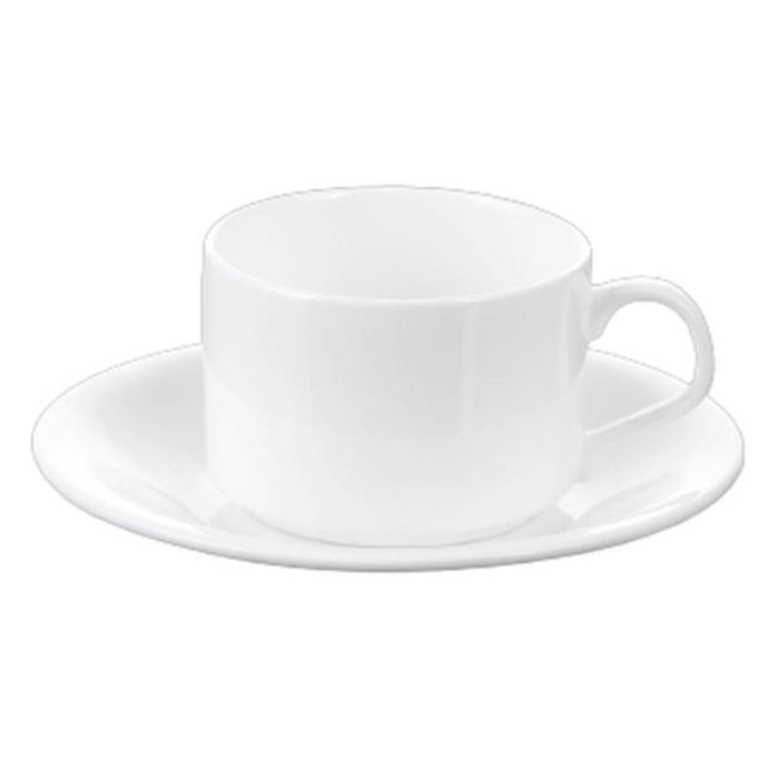 OLIVIA TASE 160ML AR APAKŠTASI 2GAB, PORCELĀNS