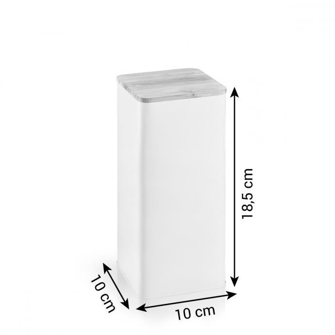 ONLINE UZGLABĀŠANAS TRAUKS H18CM, BALTS, BAMBUSS/METĀLS