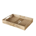 PAGERA PAPLĀTE 30.5X41.5X6.3CM, METĀLS/PAPĪRA VIRVE