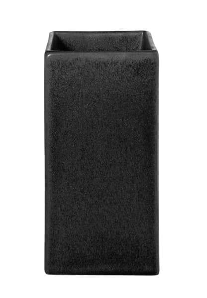 QUADRO CLASSIC VĀZE H21CM MELNA, KERAMIKA