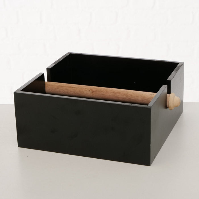 RAGUN SALVEŠU TURĒTĀJS 23X19X8CM 2 VEIDI, MELNS/BALTS, MDF/KOKS