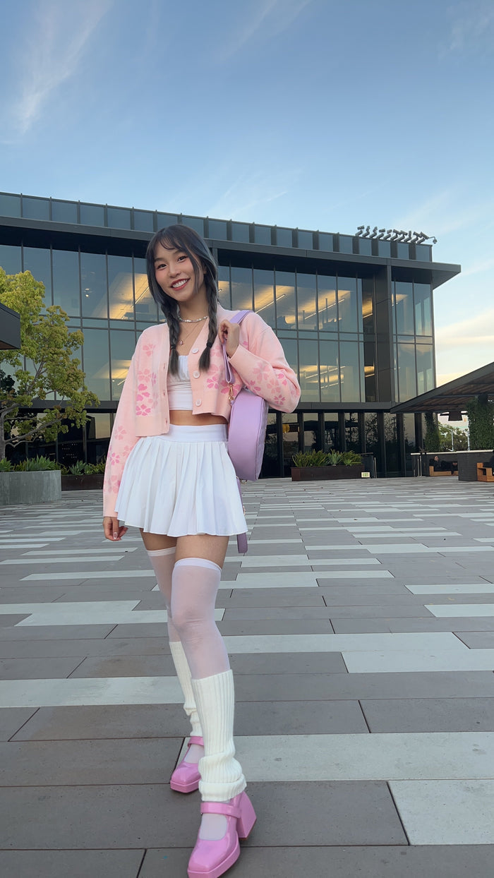 Sakura Cropped Cardigan
