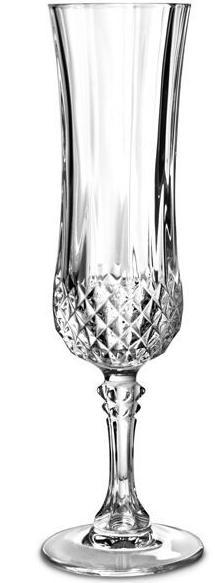 LONGCHAMP ŠAMPANIEŠA GLĀZES 14CL K6, KRISTALĪNA