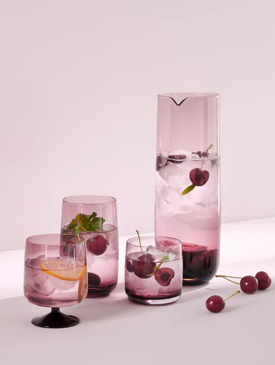 SARABI BERRY KARAFE D. 9,8 CM H. 27 CM, 1,2 L., STIKLS