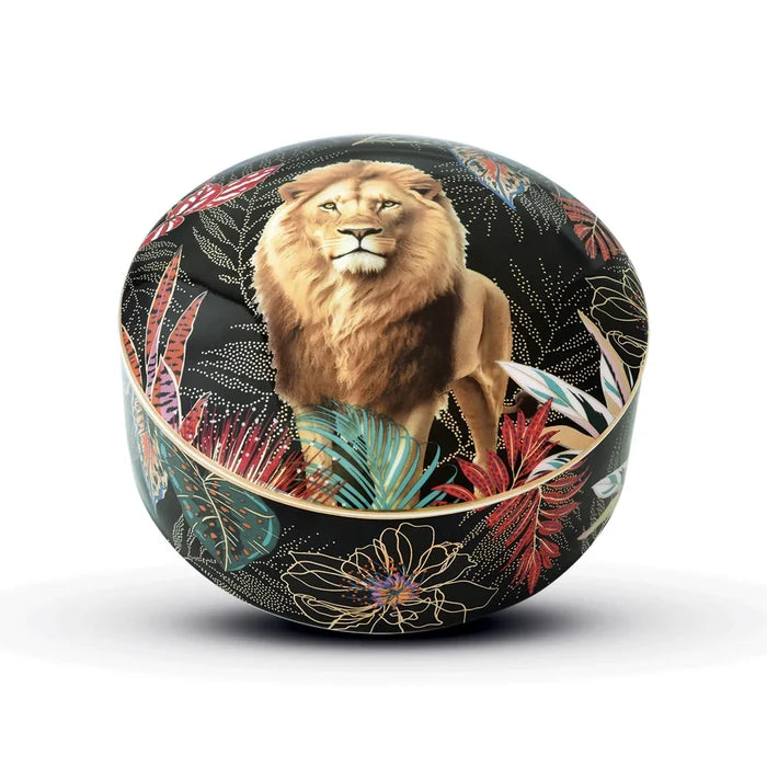 SAUVAGE LION ROTU KASTĪTE. D13, H 6,5 CM, PORCELĀNS