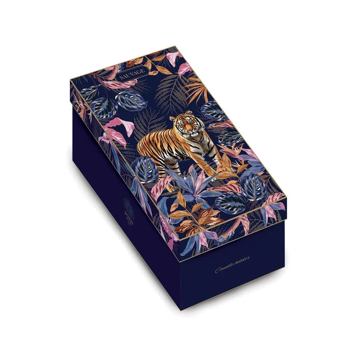 SAUVAGE TIGER AROMĀTISKĀ SVECE PORCELĀNA TRAUKĀ