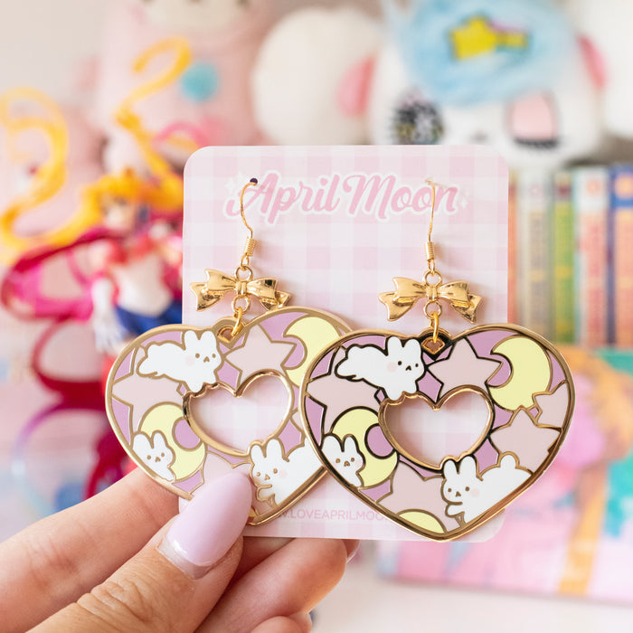 Sleepy Usagi Earrings
